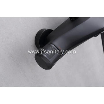 Irregular Shape Shower Mixer With Overhead Handheld Shower